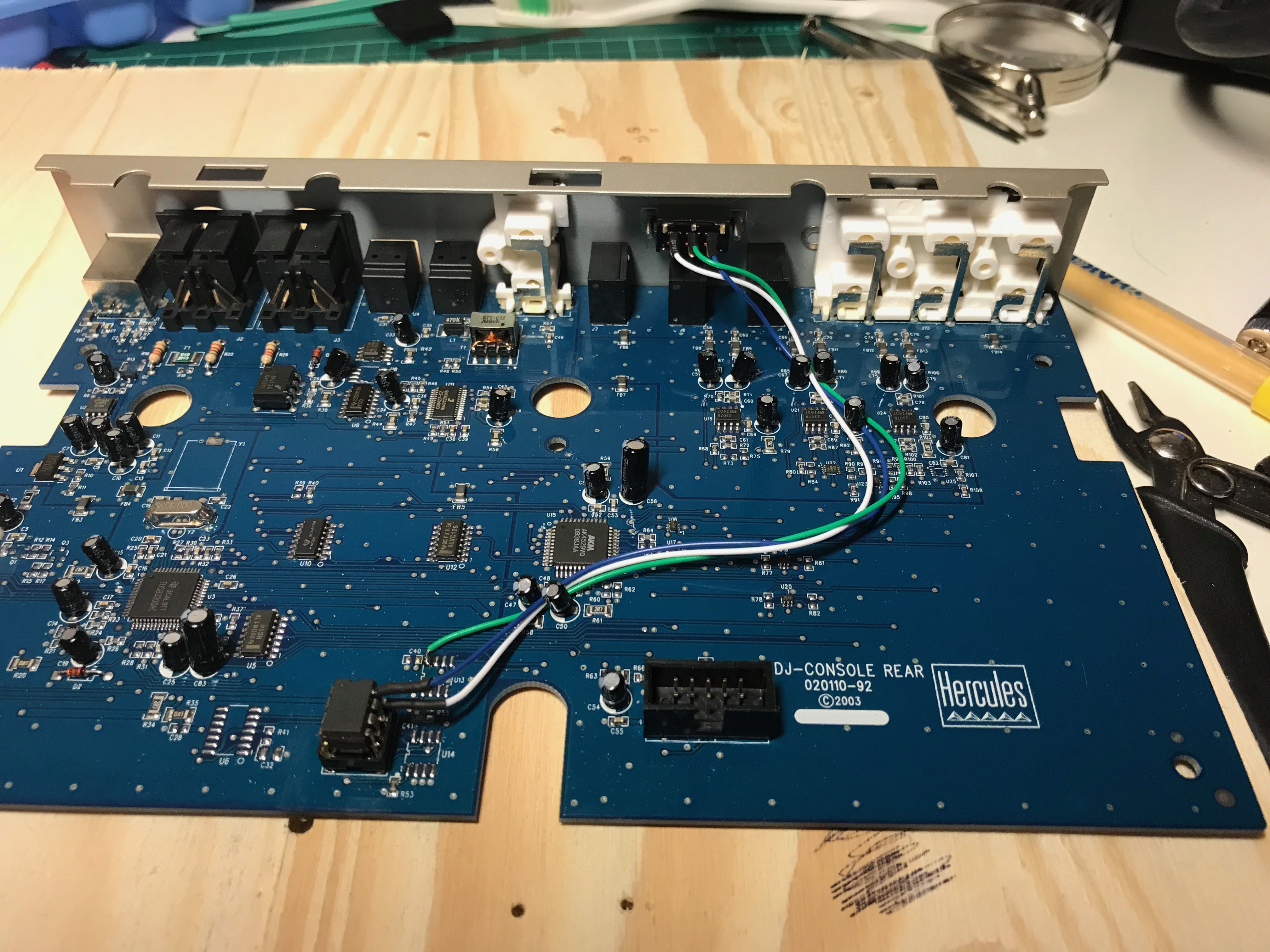 Board with Wiring